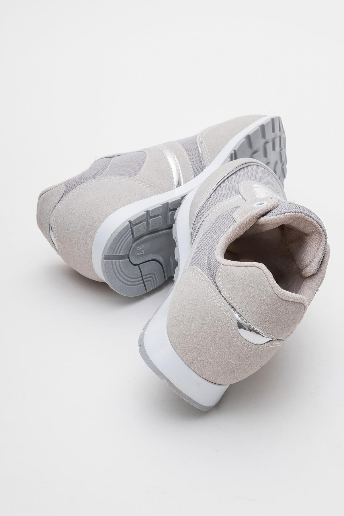 Anorak Bağcıklı Kadın Spor Ayakkabı BUZ - Görsel 5