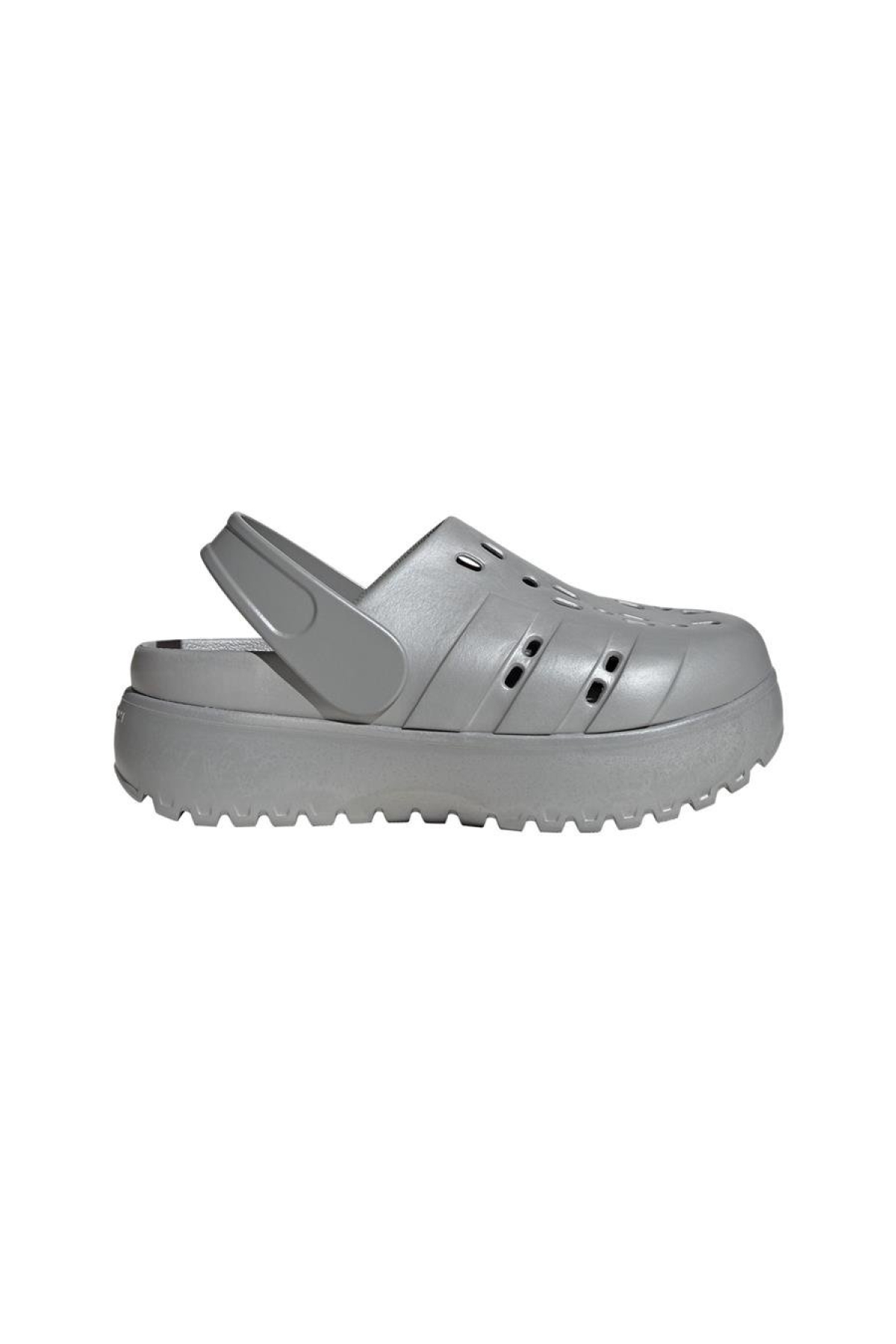 Kadın Gümüş Terlik ADILETTE CLOG PLATFORM JQ9879 - Görsel 2