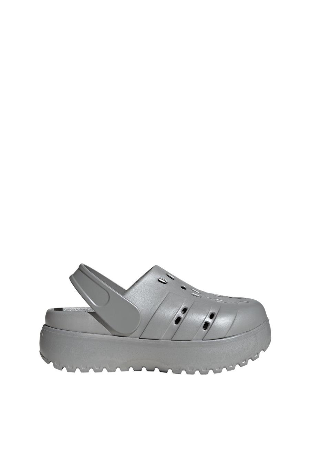 Kadın Gümüş Terlik ADILETTE CLOG PLATFORM JQ9879 - Görsel 4