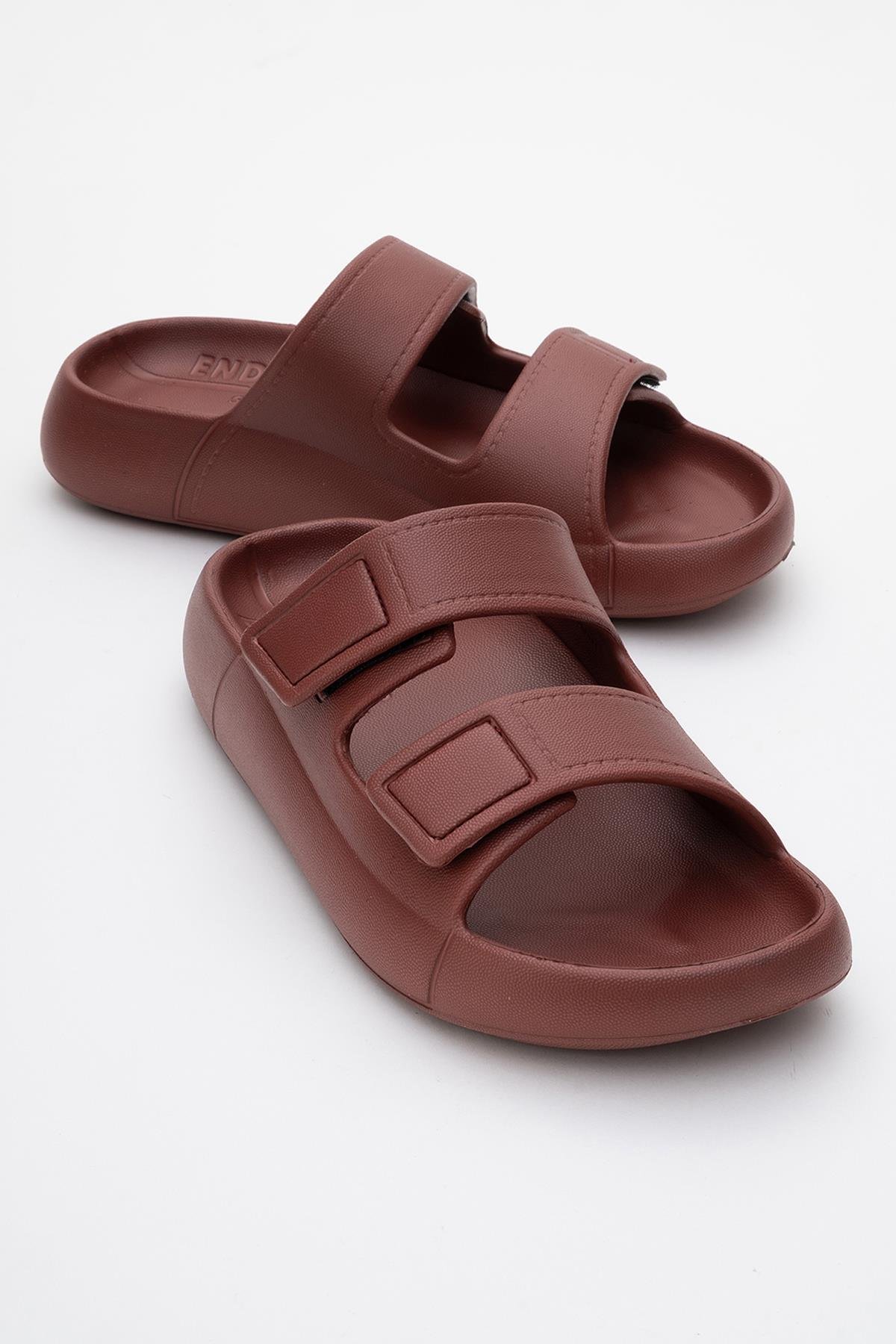 Kadın Cırtlı Terlik BORDO - Görsel 2