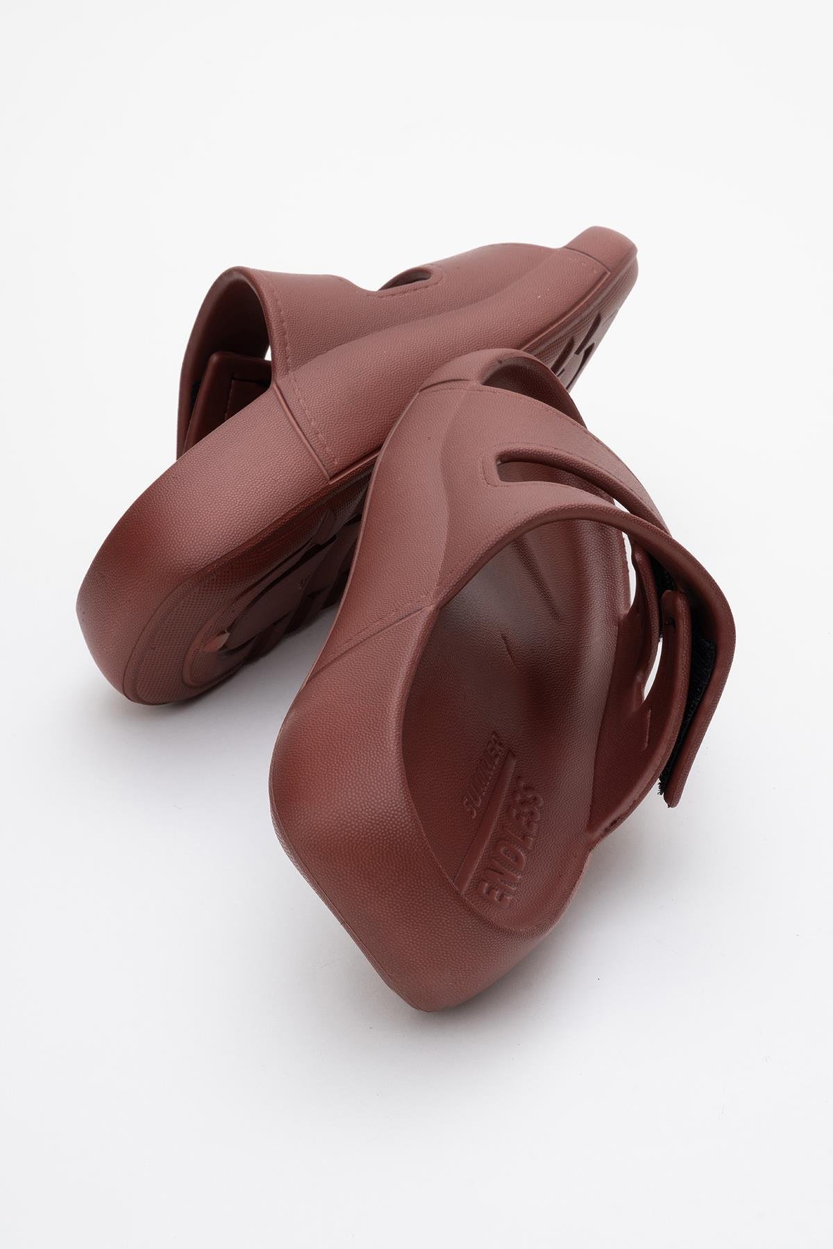 Kadın Cırtlı Terlik BORDO - Görsel 5