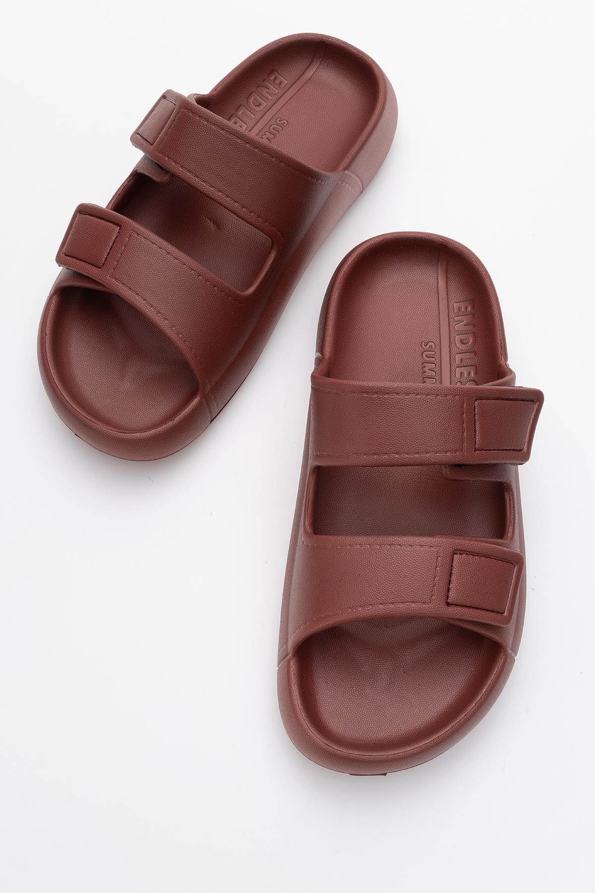 Kadın Cırtlı Terlik BORDO - Görsel 6