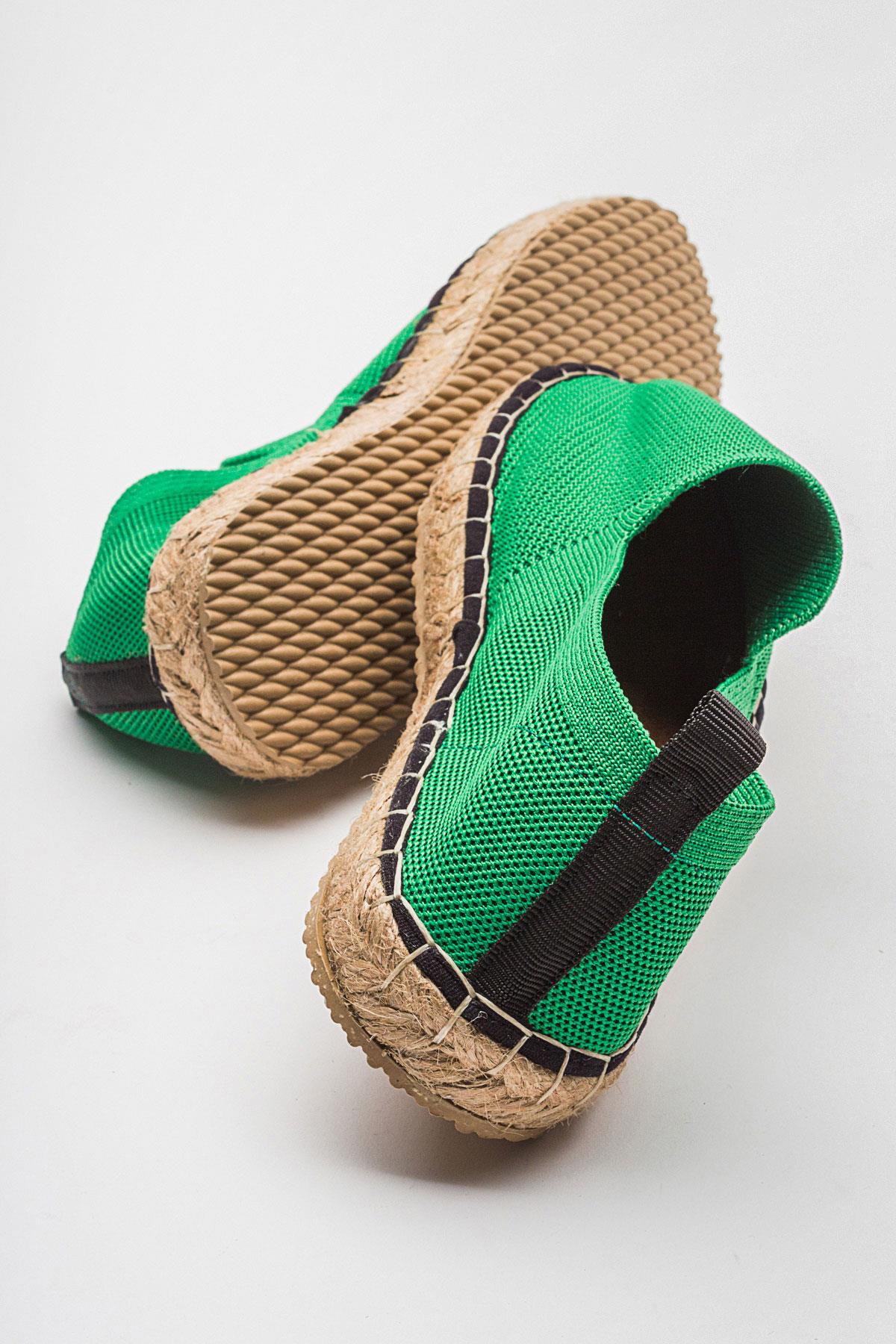 Kadın Zenne Espadril ÇİMEN YEŞİLİ - Görsel 5