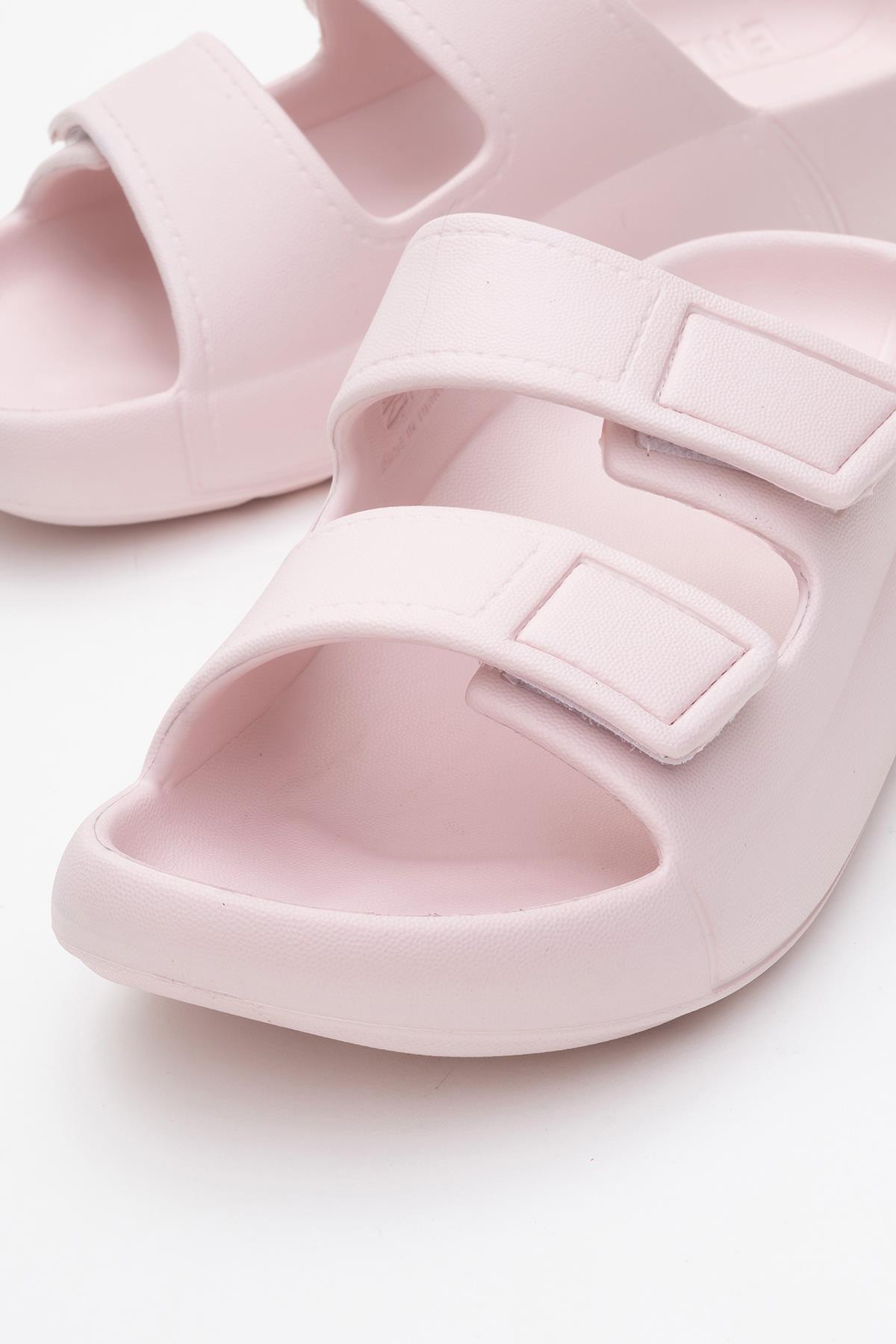 Kadın Cırtlı Terlik PUDRA - Görsel 4