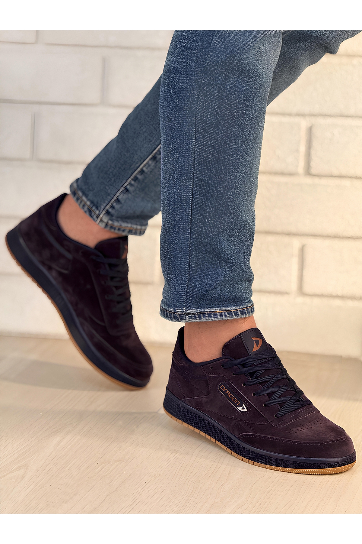 Dragon Erkek Sneaker Spor Ayakkabı Lacivert Siyah - Görsel 2