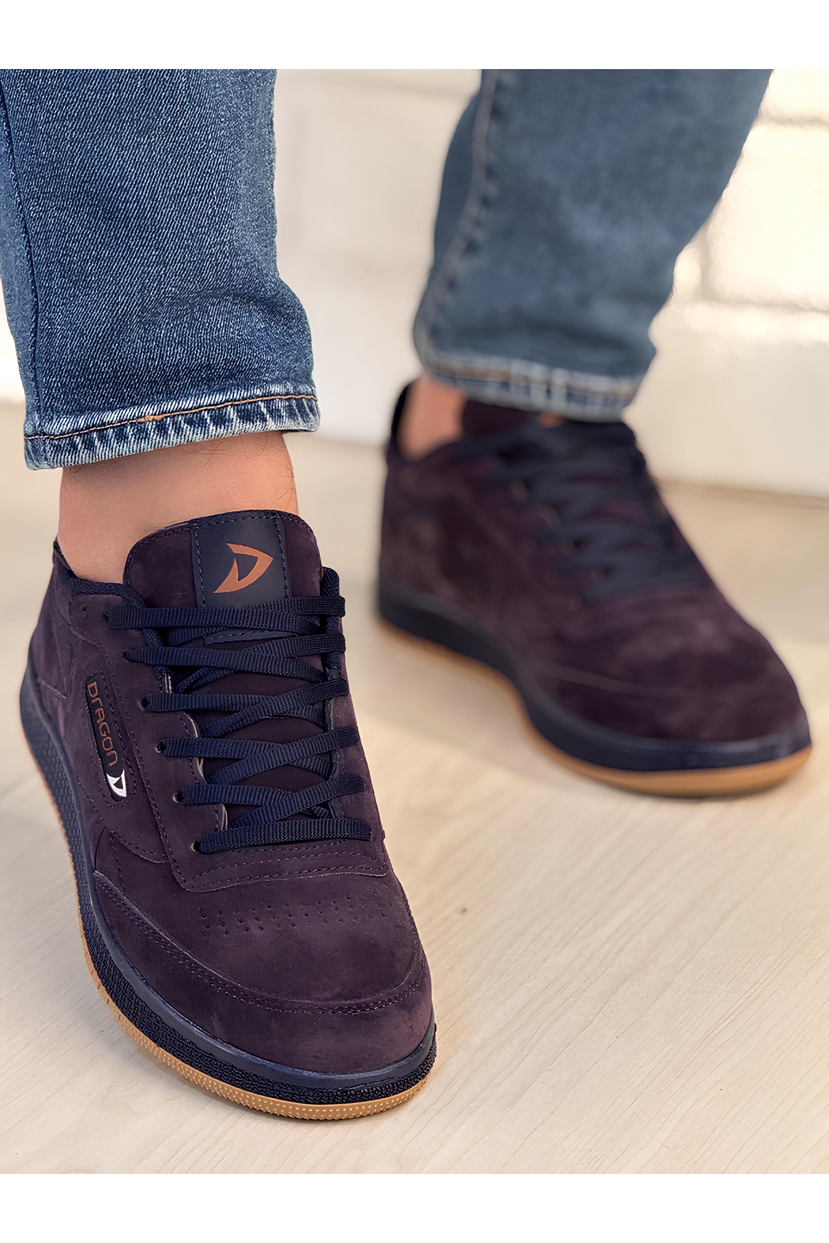 Dragon Erkek Sneaker Spor Ayakkabı Lacivert Siyah - Görsel 3