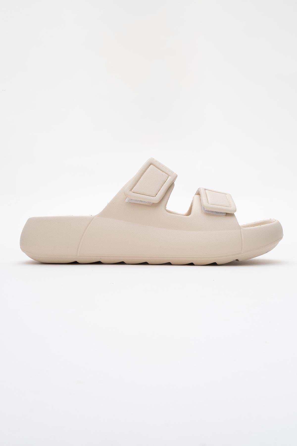 Kadın Cırtlı Terlik BEJ - Görsel 3