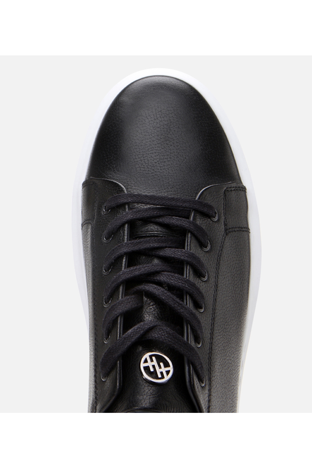 Erkek Deri Siyah Rahat Tabanlı Spor Ayakkabı - Görsel 5