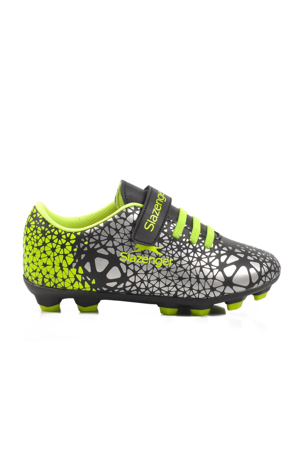 Crystal F Krampon Siyah-Yeşil Çocuk Krampon - Görsel 4