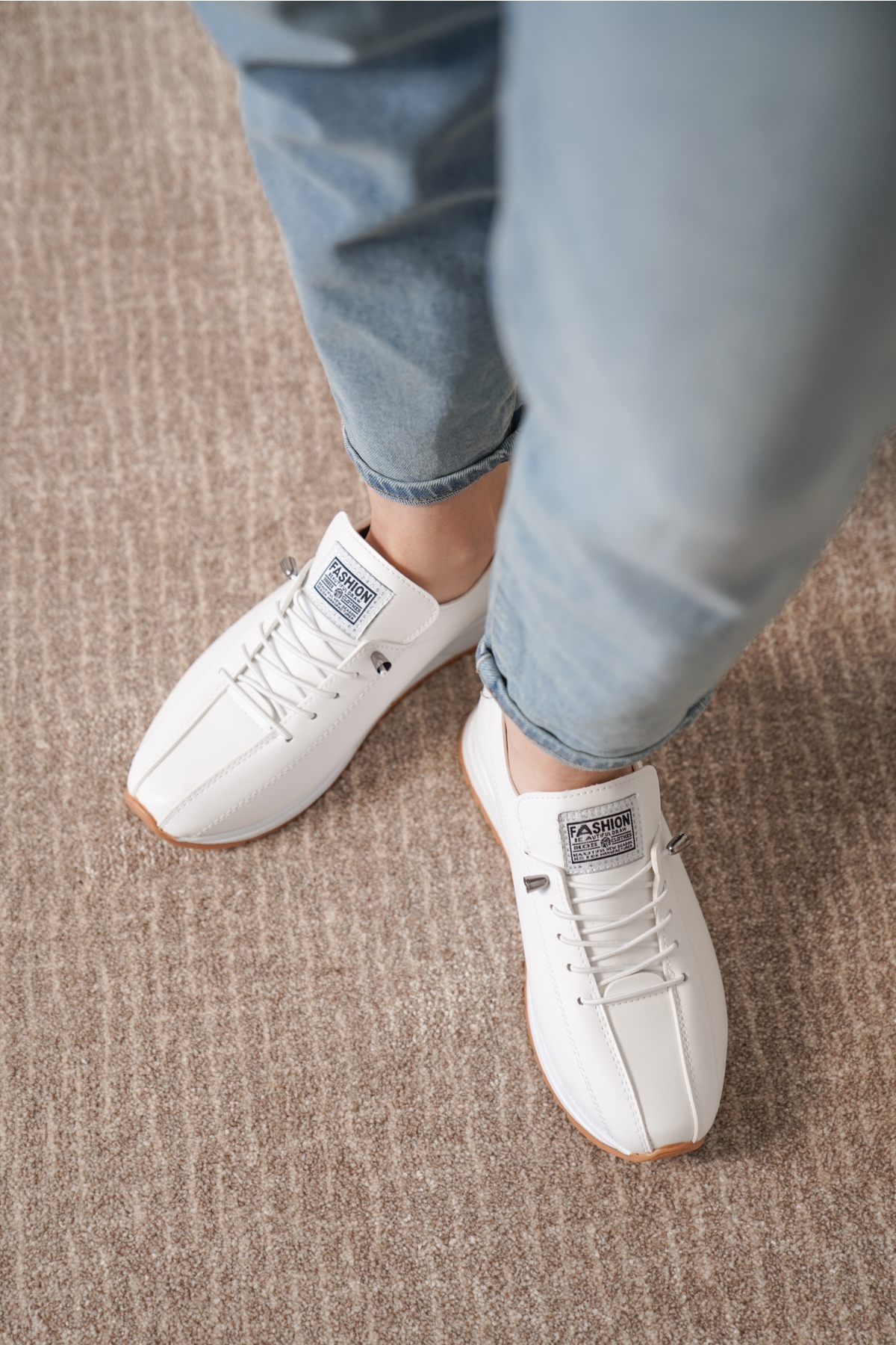 D0112 Günlük Ortopedik Kadın Sneaker Spor Ayakkabı - Görsel 6