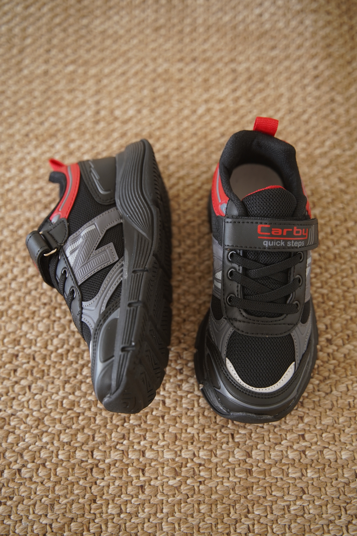 D0130 Cırtlı Çocuk Unisex Sneaker Spor Ayakkabı - Görsel 5