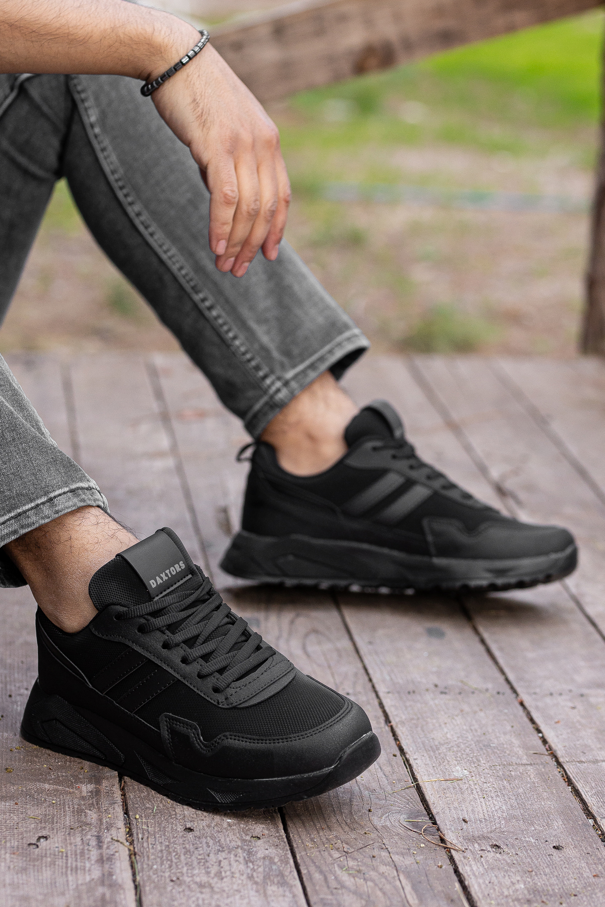Daxtors Daxtors Siyah Gordon Günlük Ortopedik Erkek Sneaker Spor Ayakkabı Flo'da! Siyah - 4. görsel