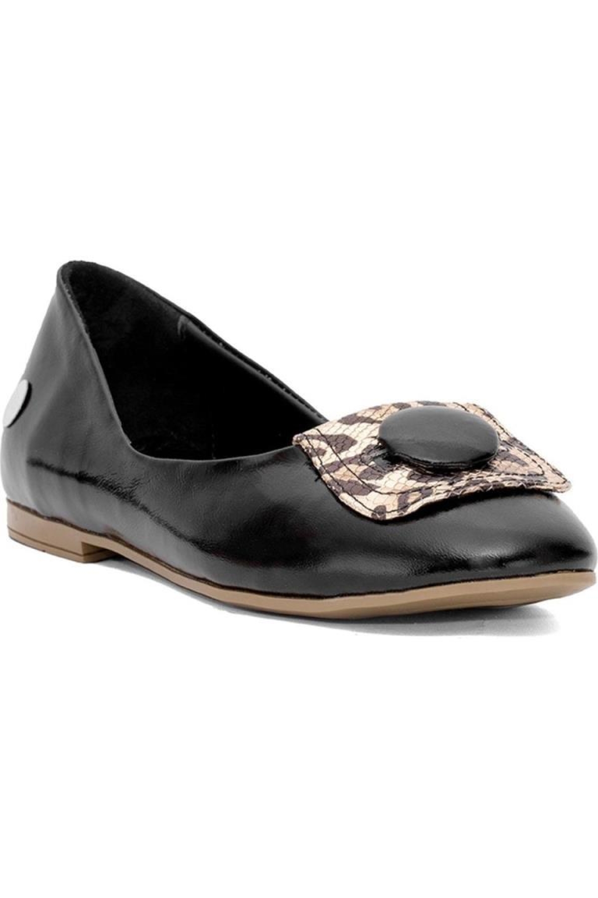 D25ya-7225 Kadın Hakiki Deri Babet - Görsel 3