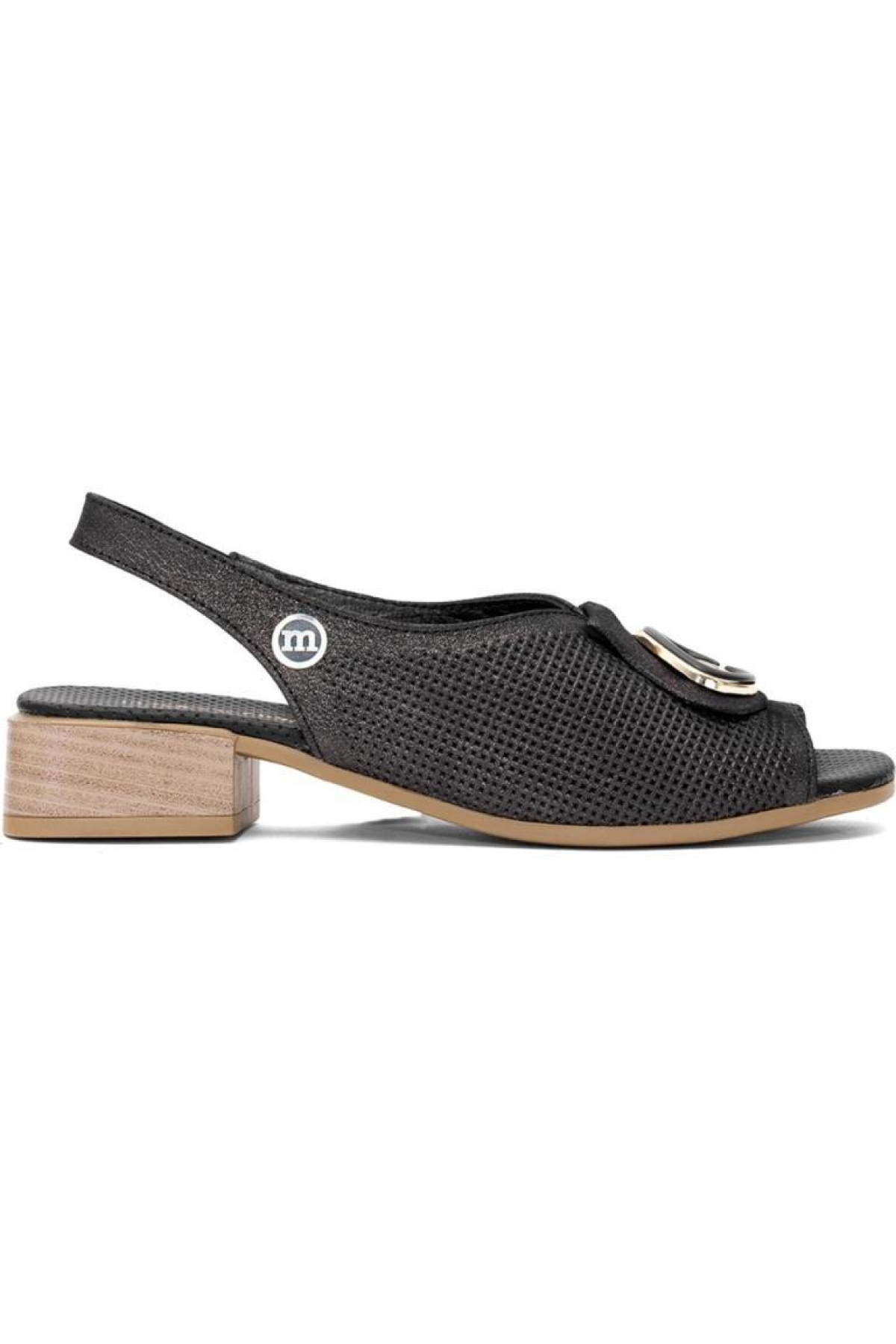 D25YS-2720 Kadın Hakiki Deri Topuklu Sandalet - Görsel 2