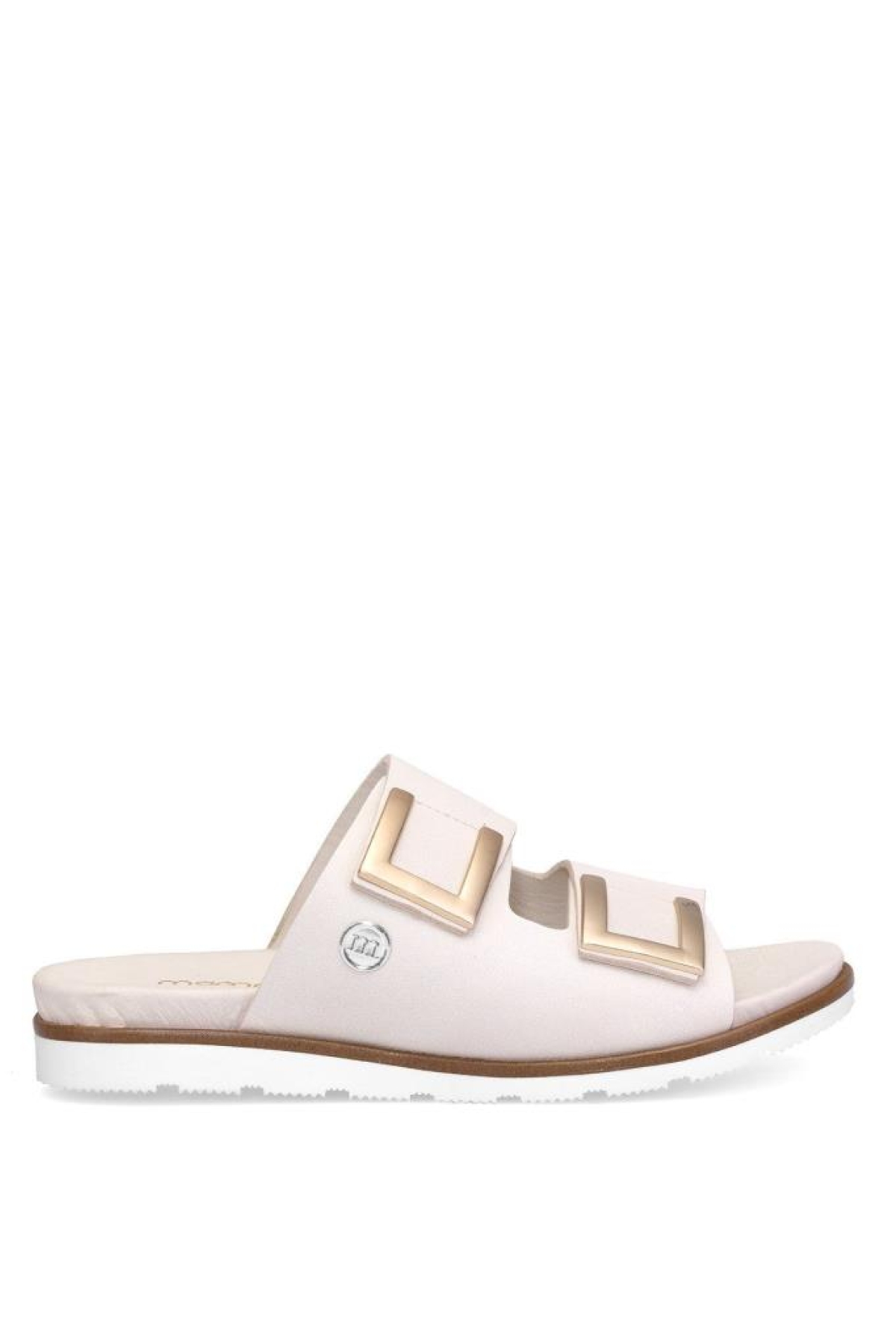 D25YT-1235 Kadın Hakiki Deri Düz Terlik - Görsel 2