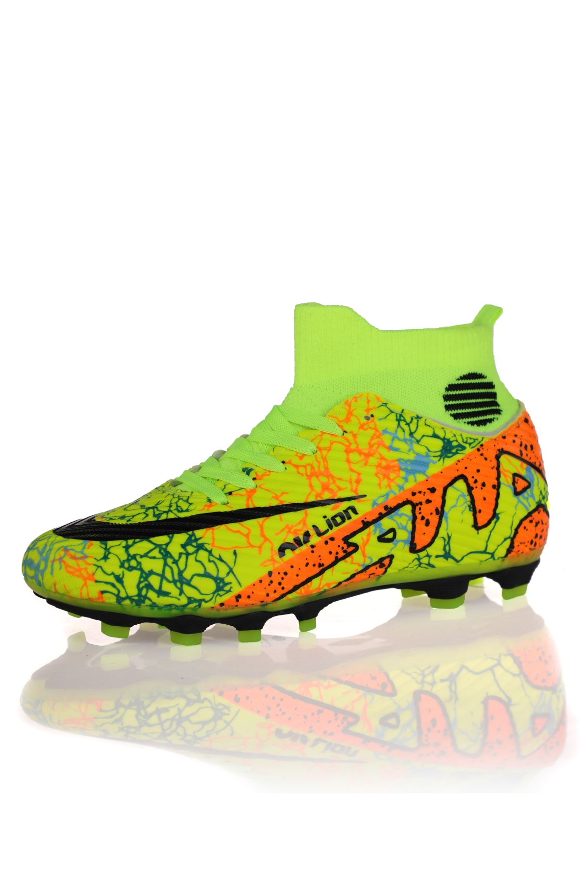 Laliga Air Çoraplı Krampon Futbol Ayakkabısı Sarı Siyah - Görsel 2
