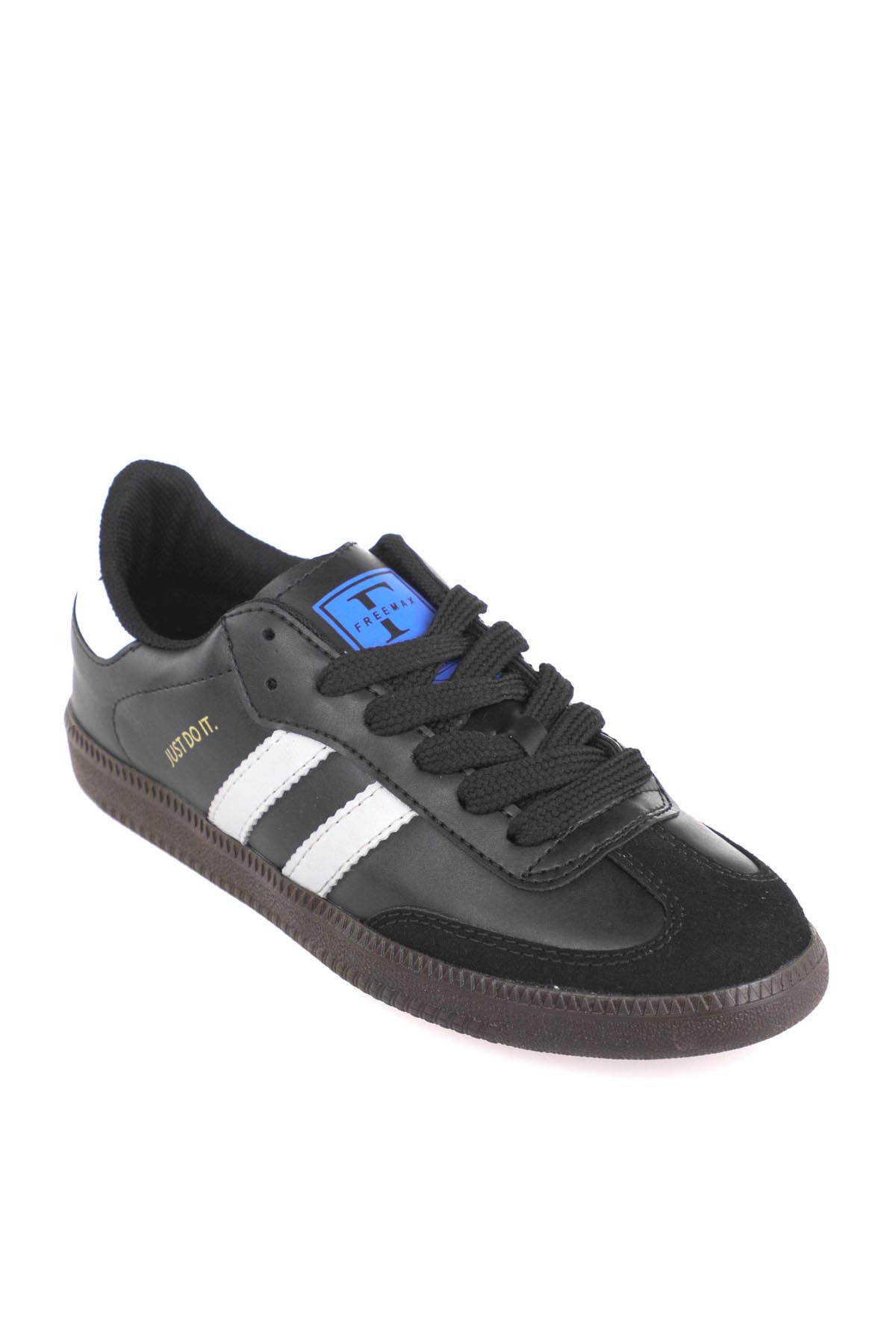 Uniseks Sneaker Esnek Yumuşak Spor Ayakkabı Siyah Beyaz - Görsel 5