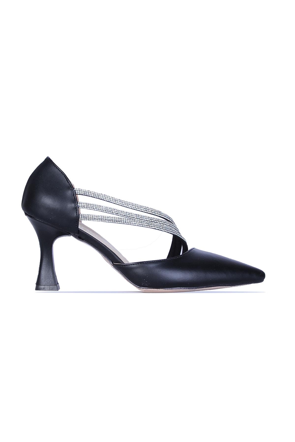 By2 Ayışığı Cilt 7Cm Kadın Topuklu Ayakkabı - Görsel 2