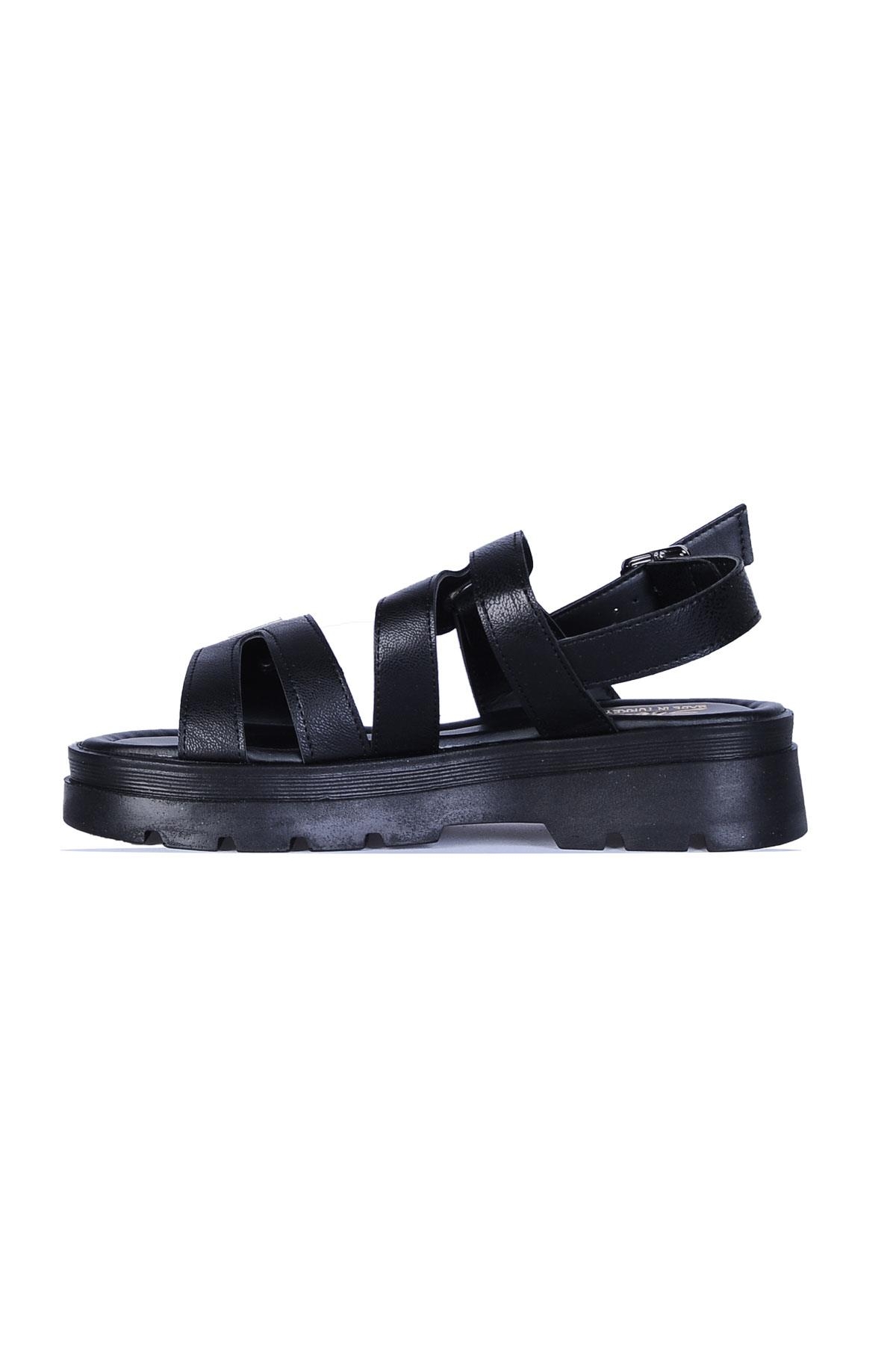 Z1 Zorde Kadın Düz Sandalet - Görsel 3