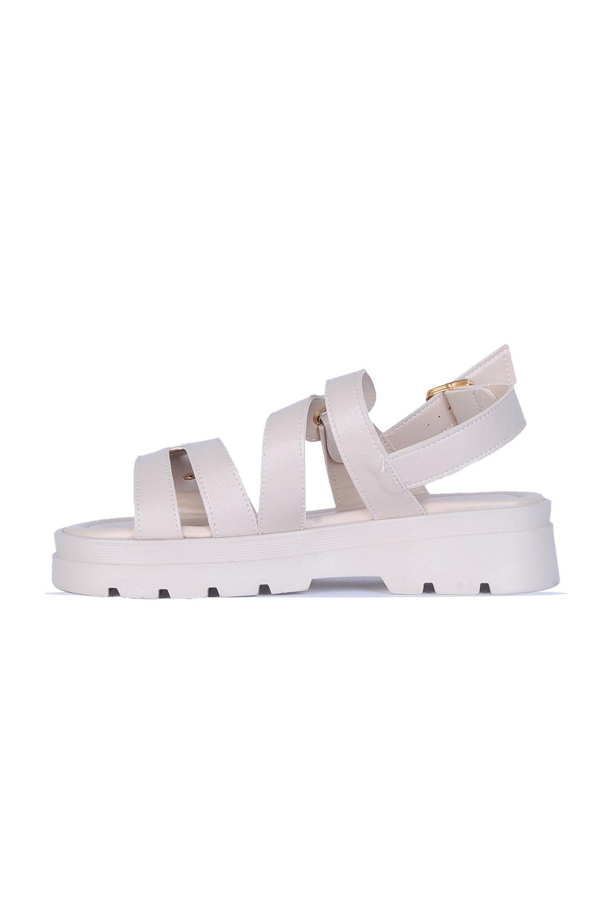 Z1 Zorde Kadın Düz Sandalet - Görsel 3