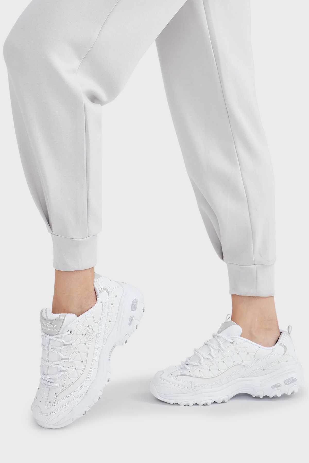 Bayan Ayakkabı 13087 WSL BEYAZ-GÜMÜŞ - Görsel 2