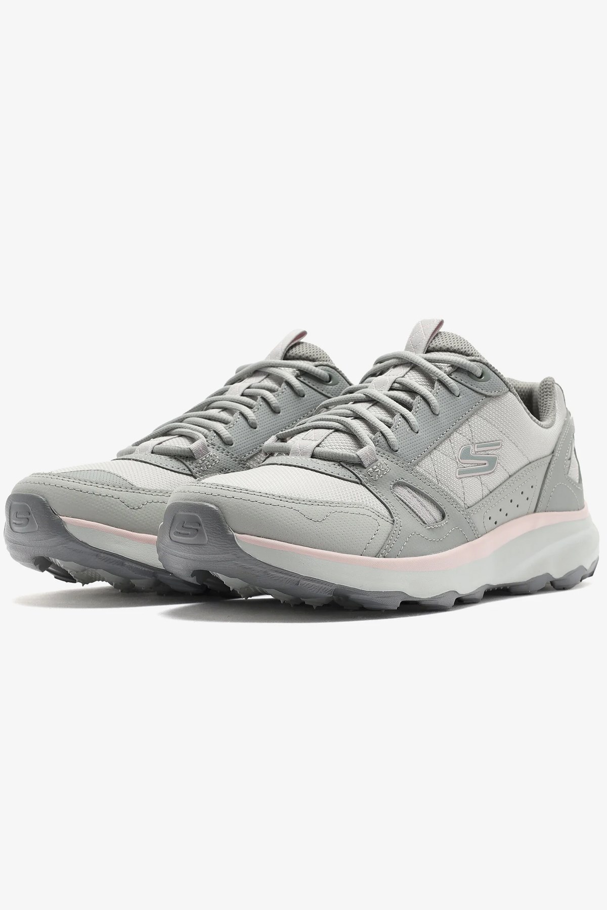 Skechers Skechers Gri Rıdge OakGateway Traıl Kadın Spor Ayakkabı 180233 Sneaker | Flo Gri - 4. görsel