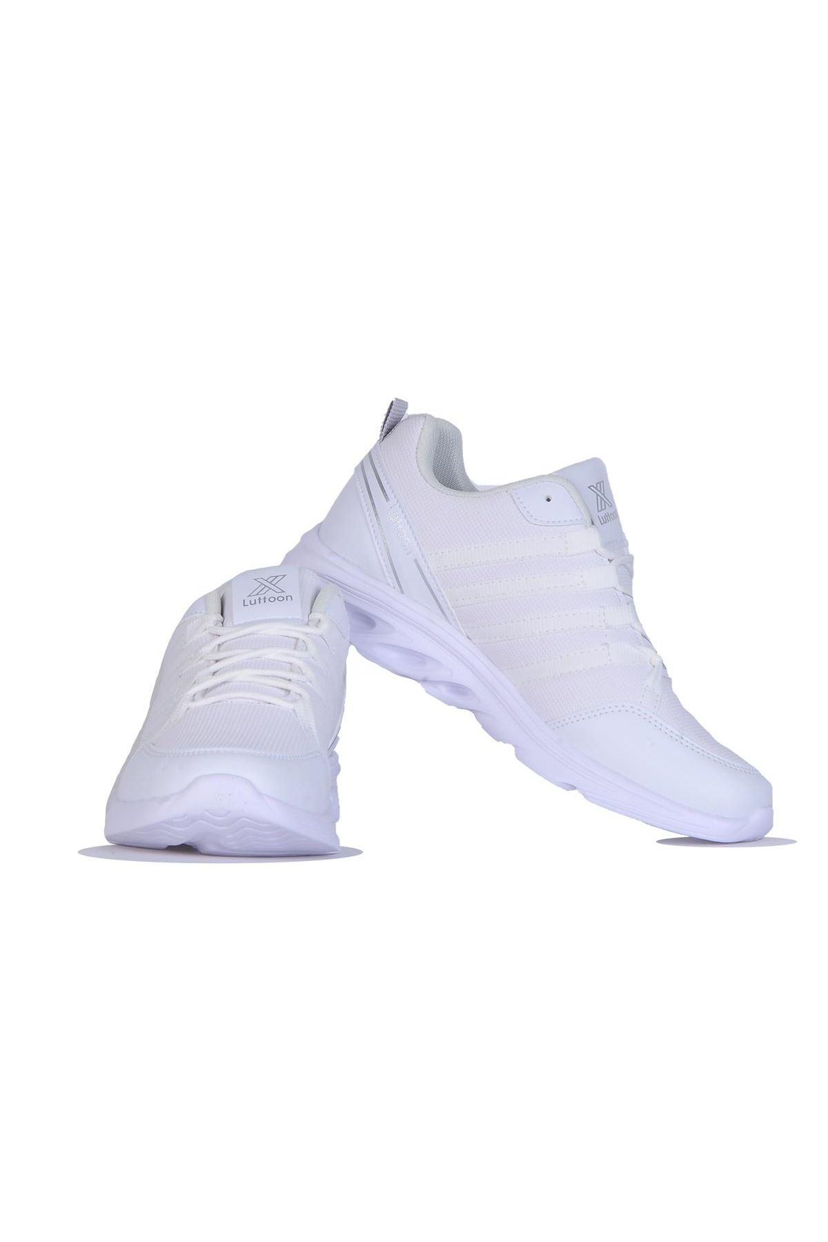 Prt-4138 Beyaz Erkek Sneaker Spor Ayakkabı - Görsel 4