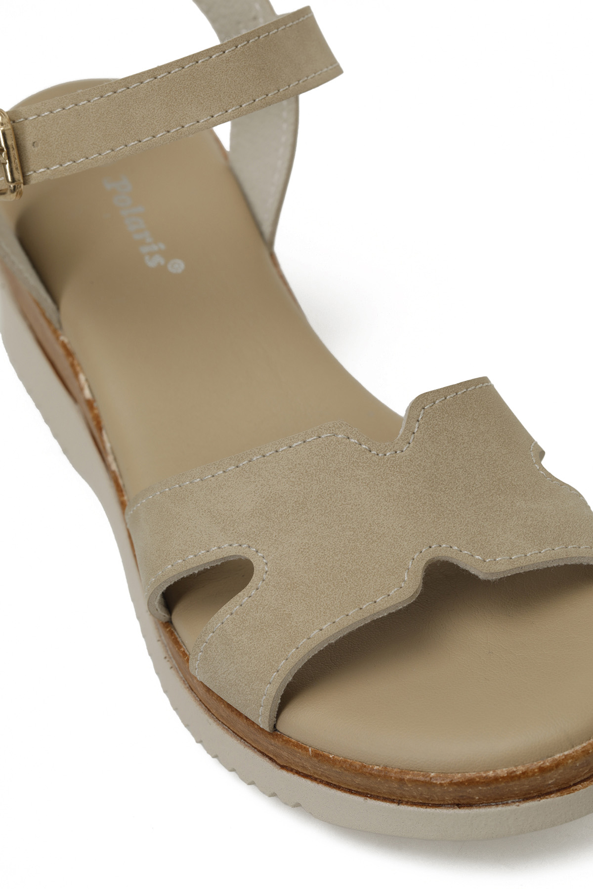 323596.Z 5FX Vizon Kadın Dolgu Topuk Sandalet - Görsel 8