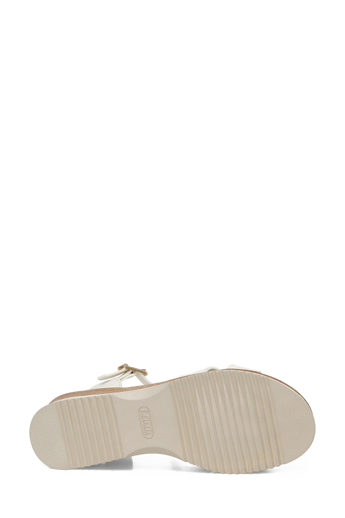 323596.Z 5FX Beyaz Kadın Dolgu Topuk Sandalet - Görsel 7