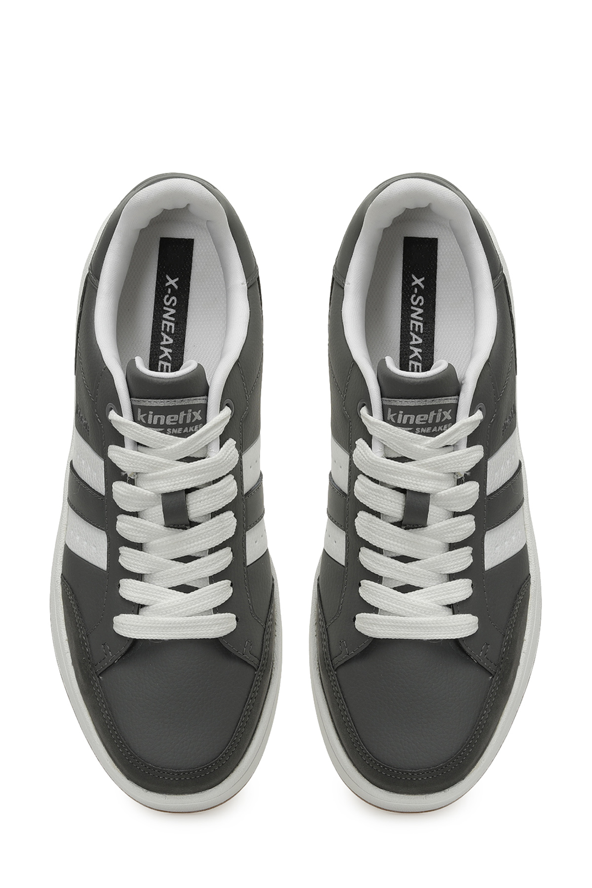 COLLEGE PU 5PR Gri Erkek Sneaker - Görsel 5