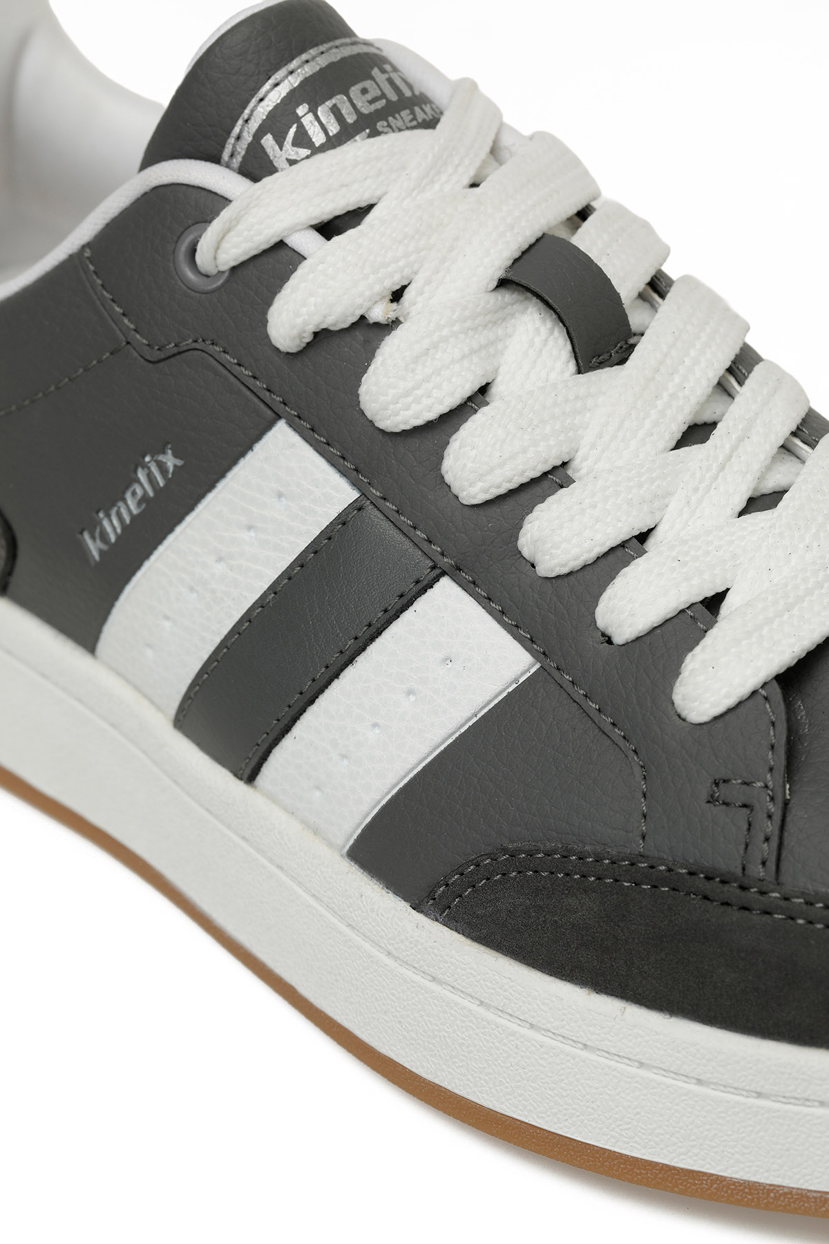 COLLEGE PU 5PR Gri Erkek Sneaker - Görsel 8