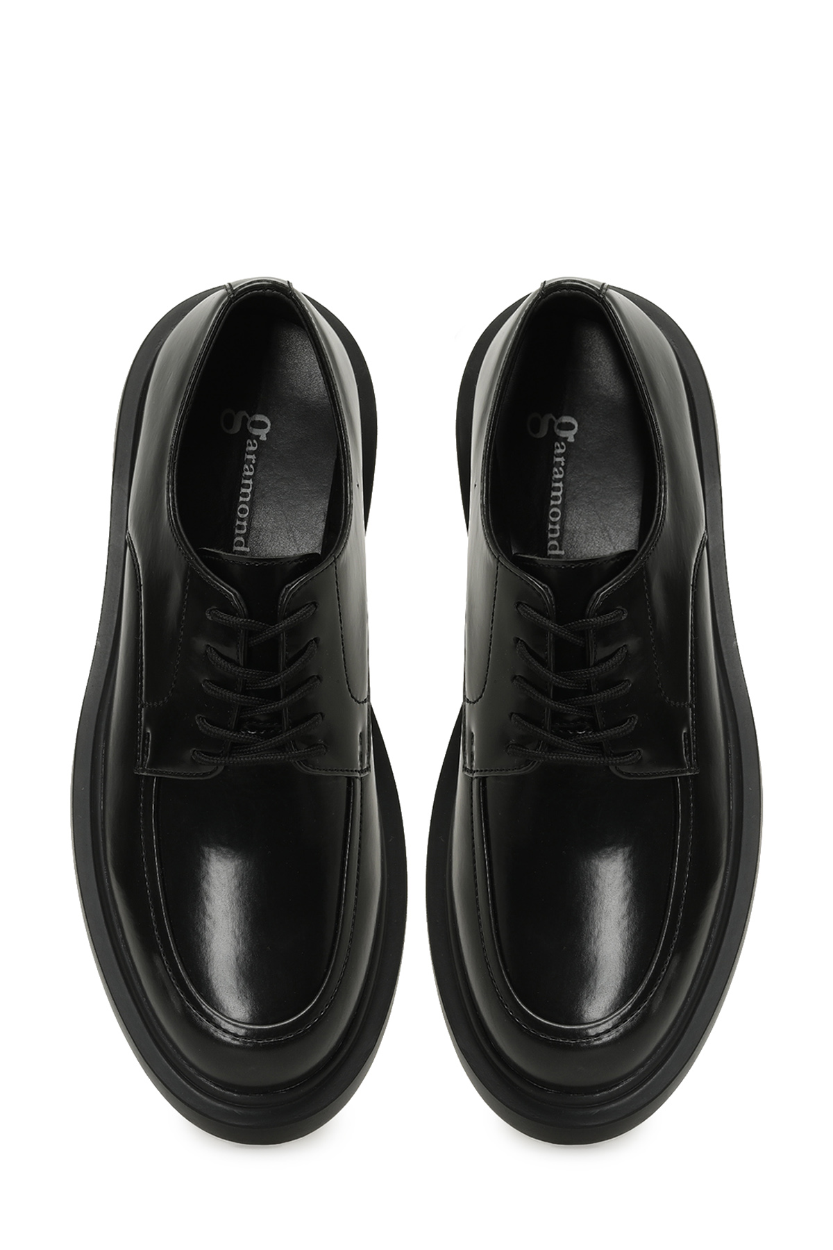 ALMUS JJ 5PR Siyah Erkek Klasik Ayakkabı - Görsel 6