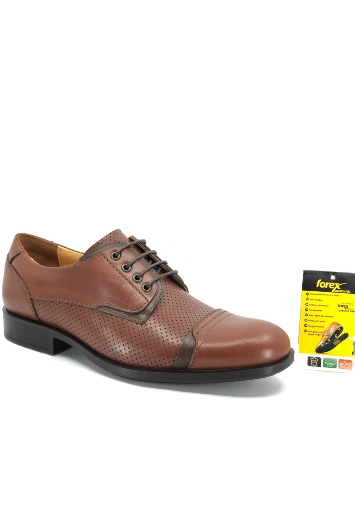 Forex 2558 Klimalı %100 Deri Dr. Tavsiyeli Erkek Klasik Ayakkabı - Görsel 2