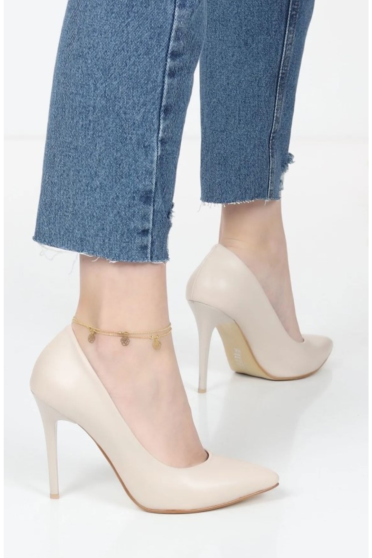 Kadın İnce Topuklu Stiletto Ayakkabı - Görsel 3