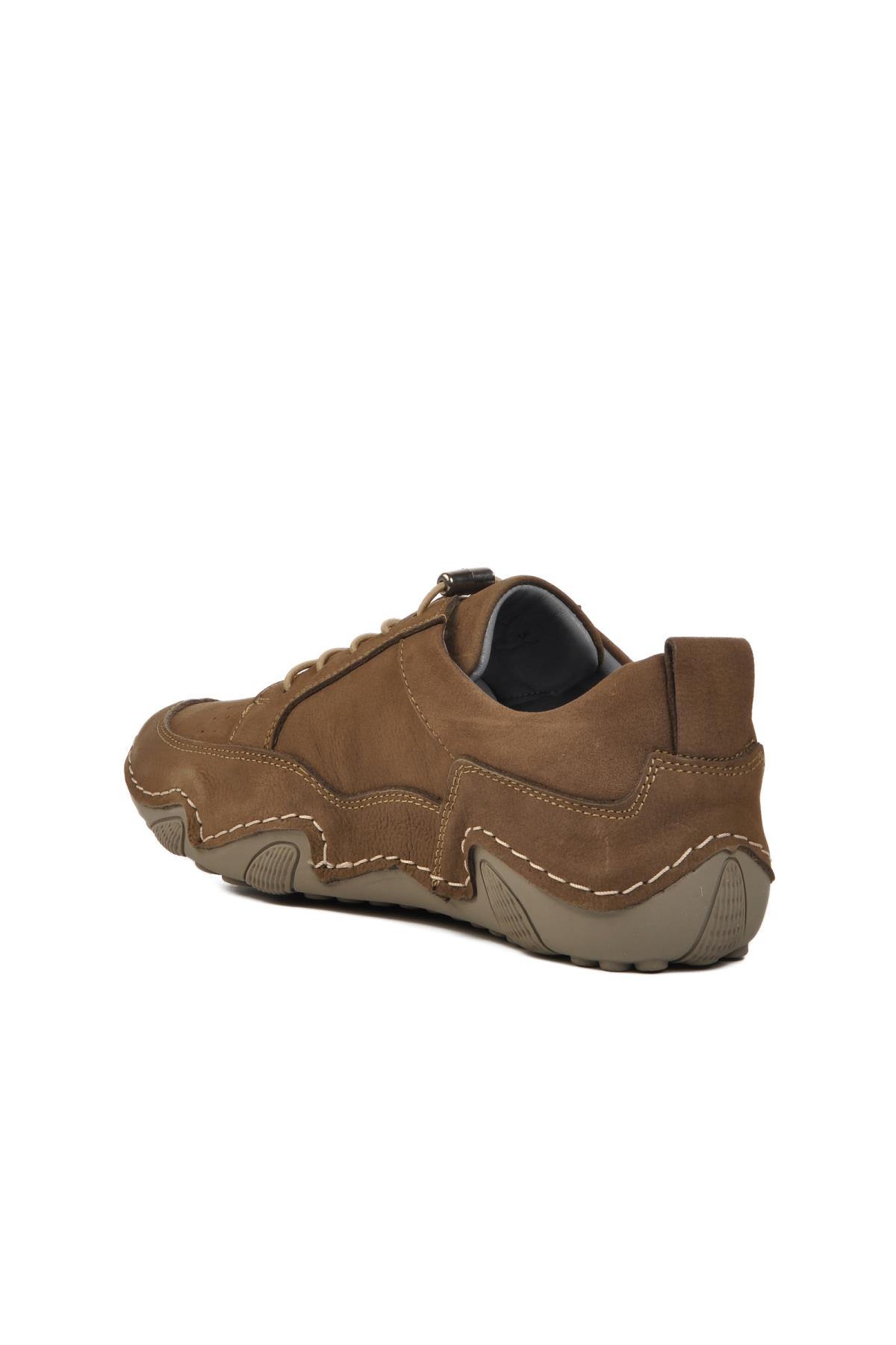 Gri Hakiki Deri Kadın Günlük Ayakkabı 125-S Z - Görsel 5