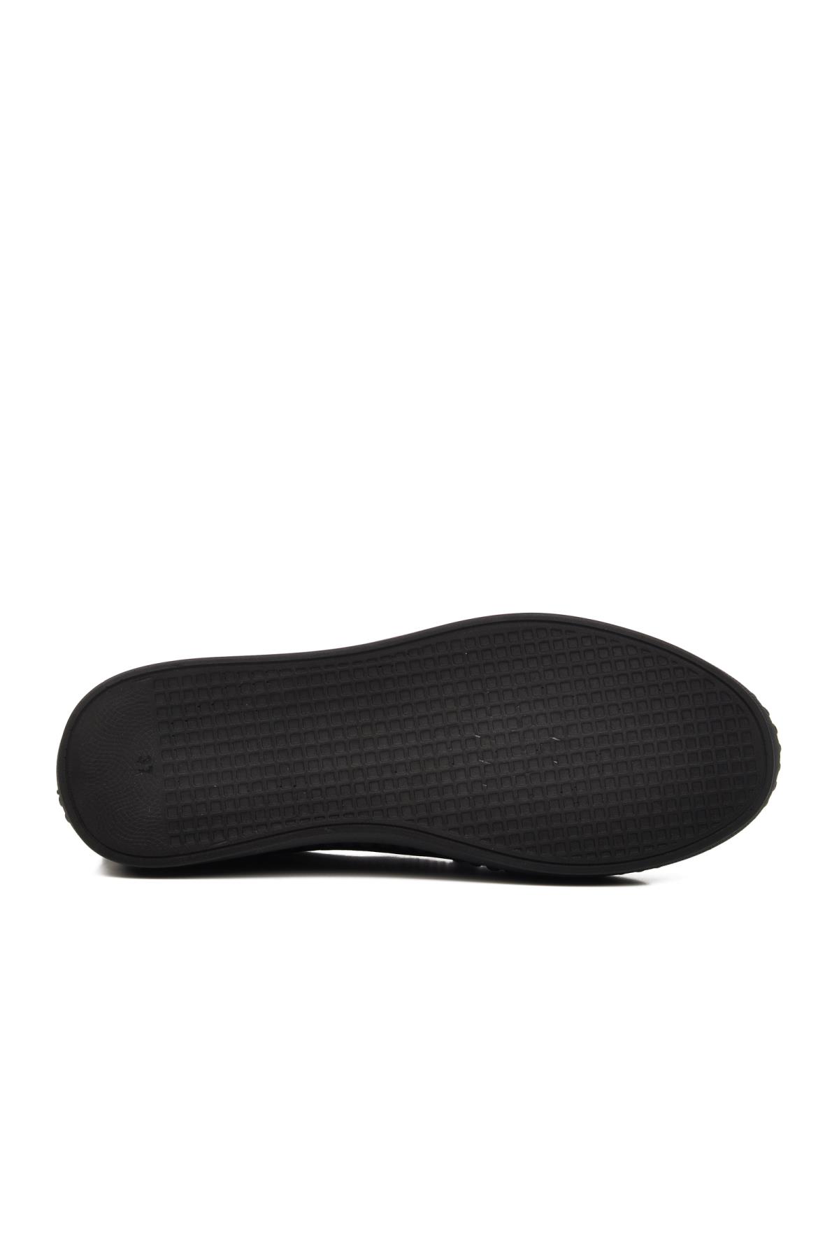 Z083 Z Anatomik Taban Siyah Kadın Günlük Ayakkabı - Görsel 6