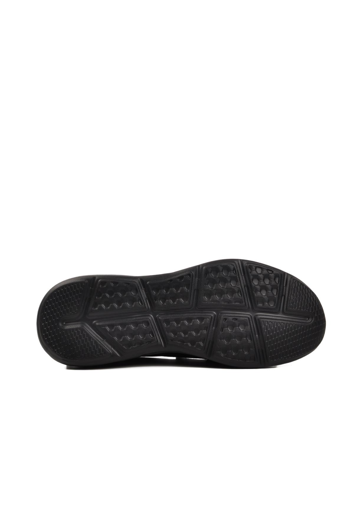 Siyah Hakiki Deri Erkek Sneaker 152-21399 M - Görsel 6