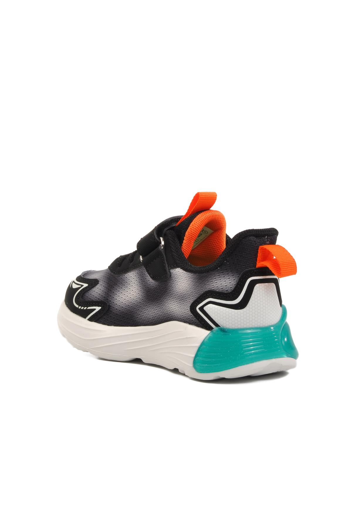 Pepino Siyah-Turuncu Çocuk Spor Ayakkabı 1977 P - Görsel 5