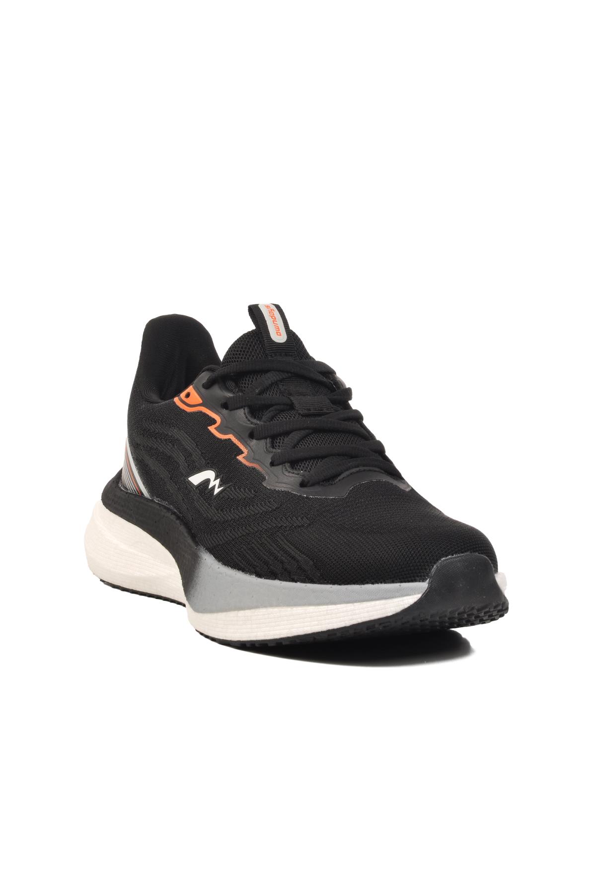 Siyah Fileli Hafif Hava Alabilen Erkek Spor Ayakkabı M-5251 M - Görsel 2