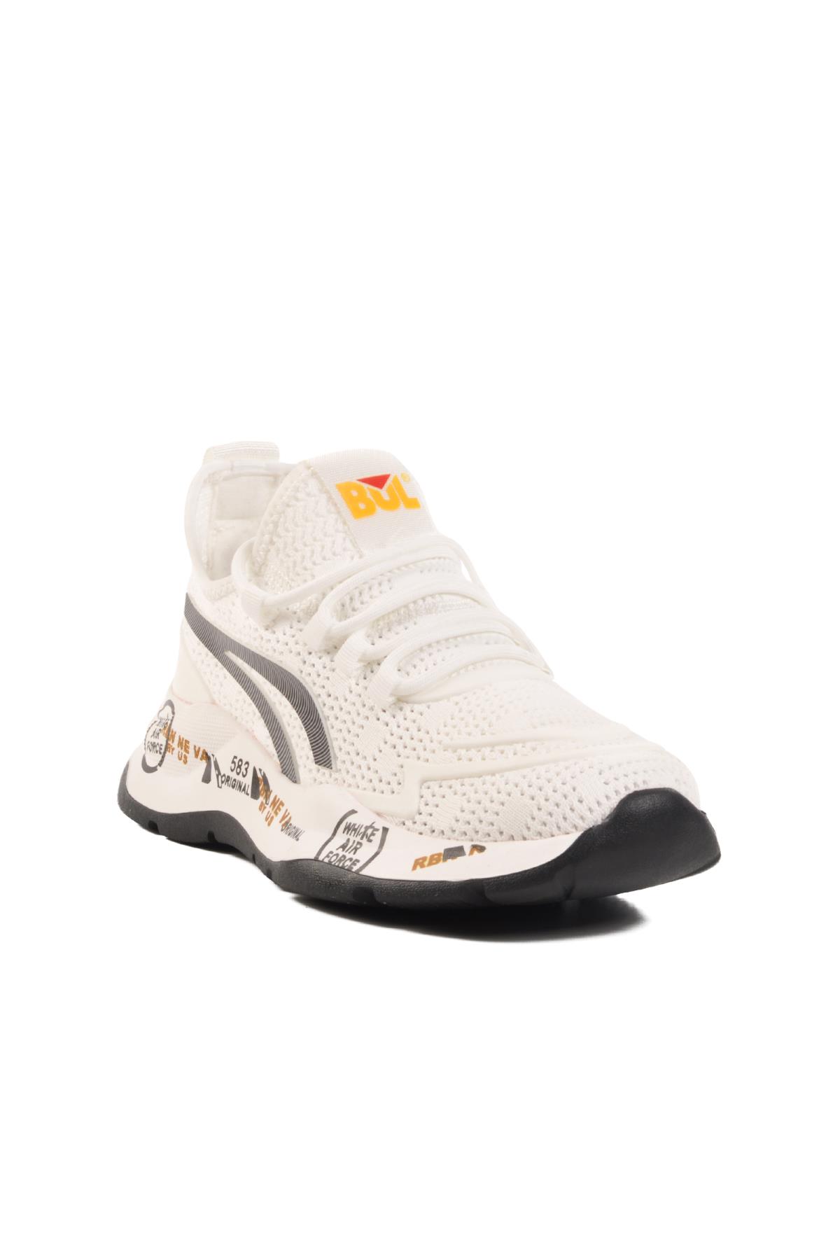 Beyaz Memory Foam Hafif Erkek Spor Ayakkabı 241432 M - Görsel 2