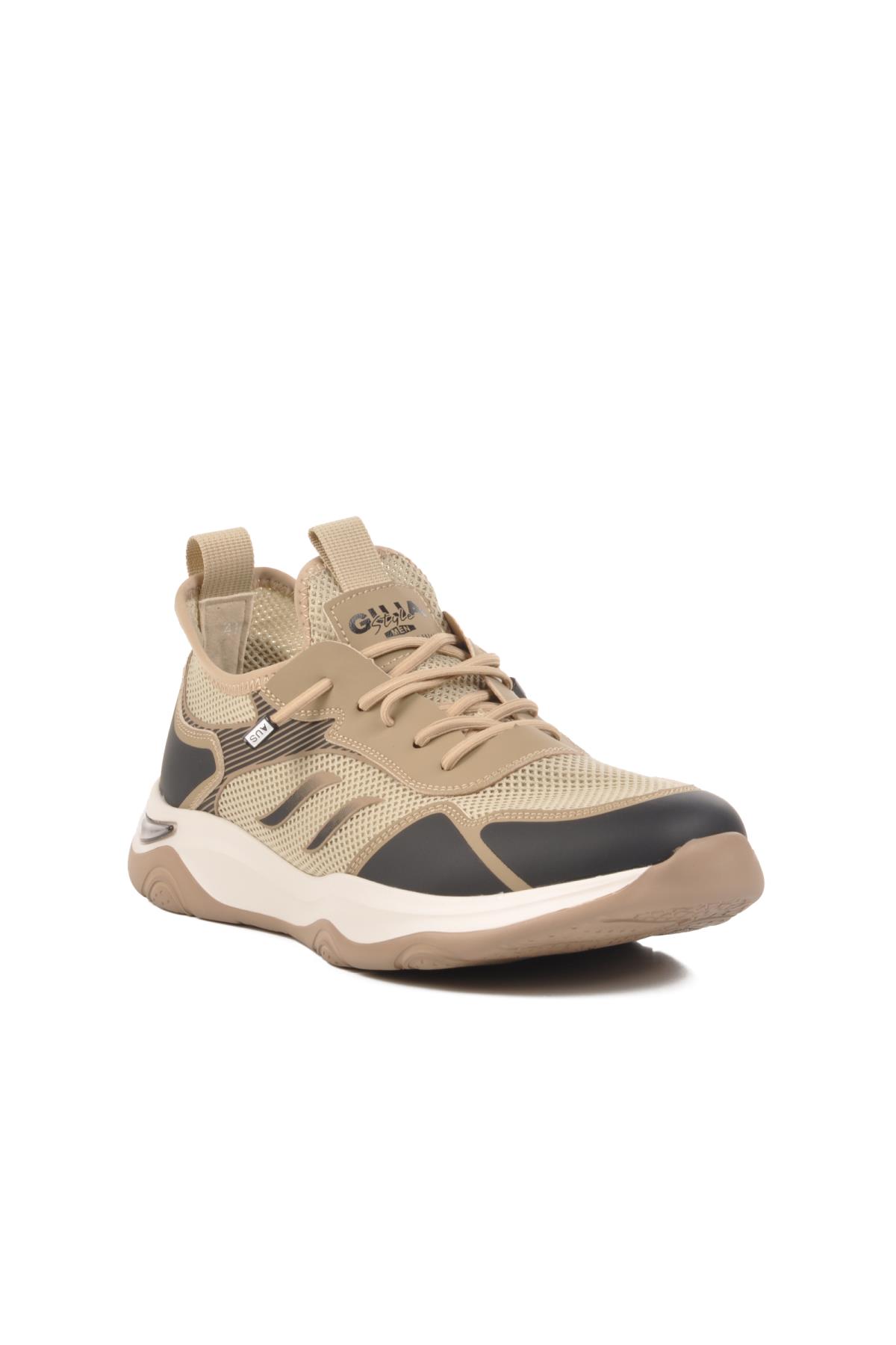 Bej Tekstil Erkek Spor Ayakkabı 25Y522 M - Görsel 2
