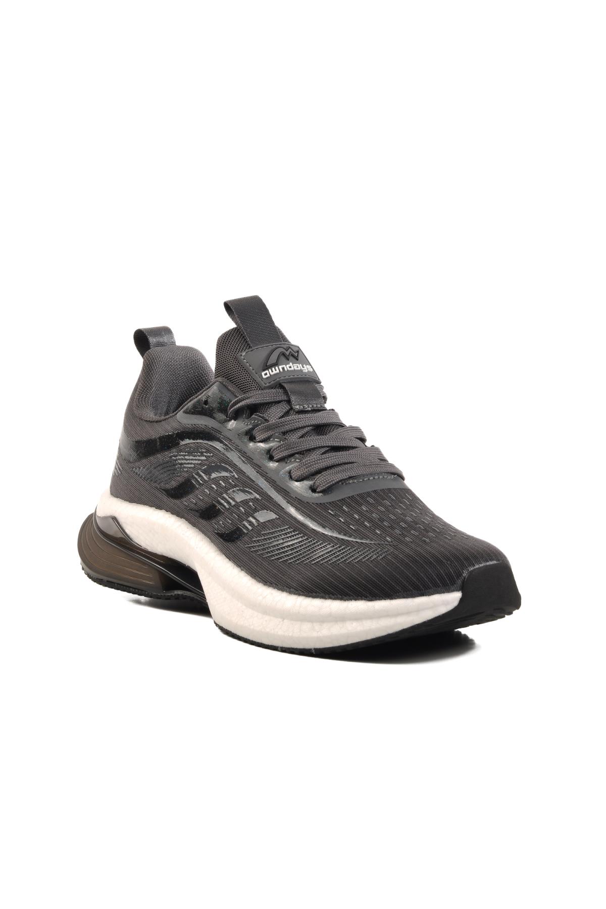M-04327 M Füme Hafızalı Taban Erkek Spor Ayakkabı - Görsel 2