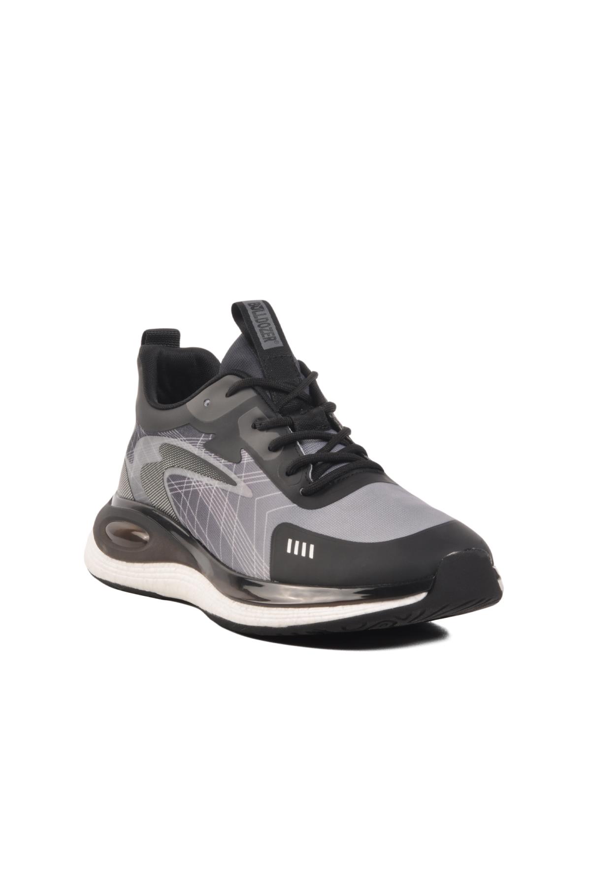 M Hafif Esnek Erkek Spor Siyah Ayakkabı 250421 - Görsel 2