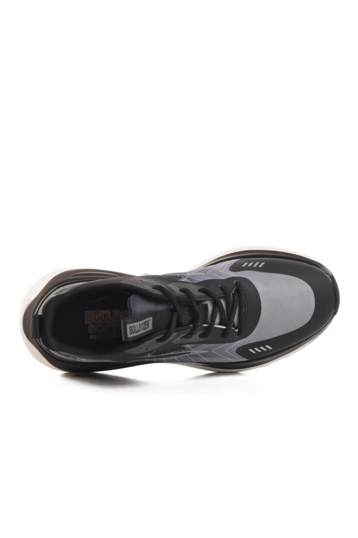 M Hafif Esnek Erkek Spor Siyah Ayakkabı 250421 - Görsel 5