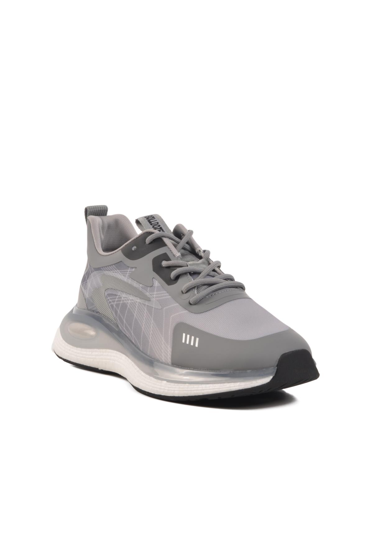 Gri Erkek Esnek Hafif Spor Ayakkabı 250421 - Görsel 2