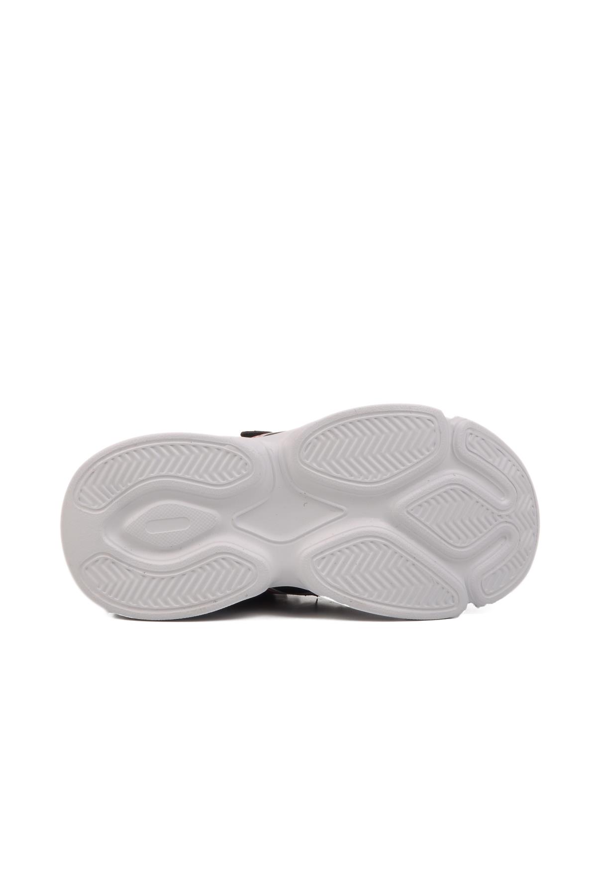 Siyah-Kırmızı Çocuk Spor Ayakkabı Ruffon 2351 P - Görsel 6