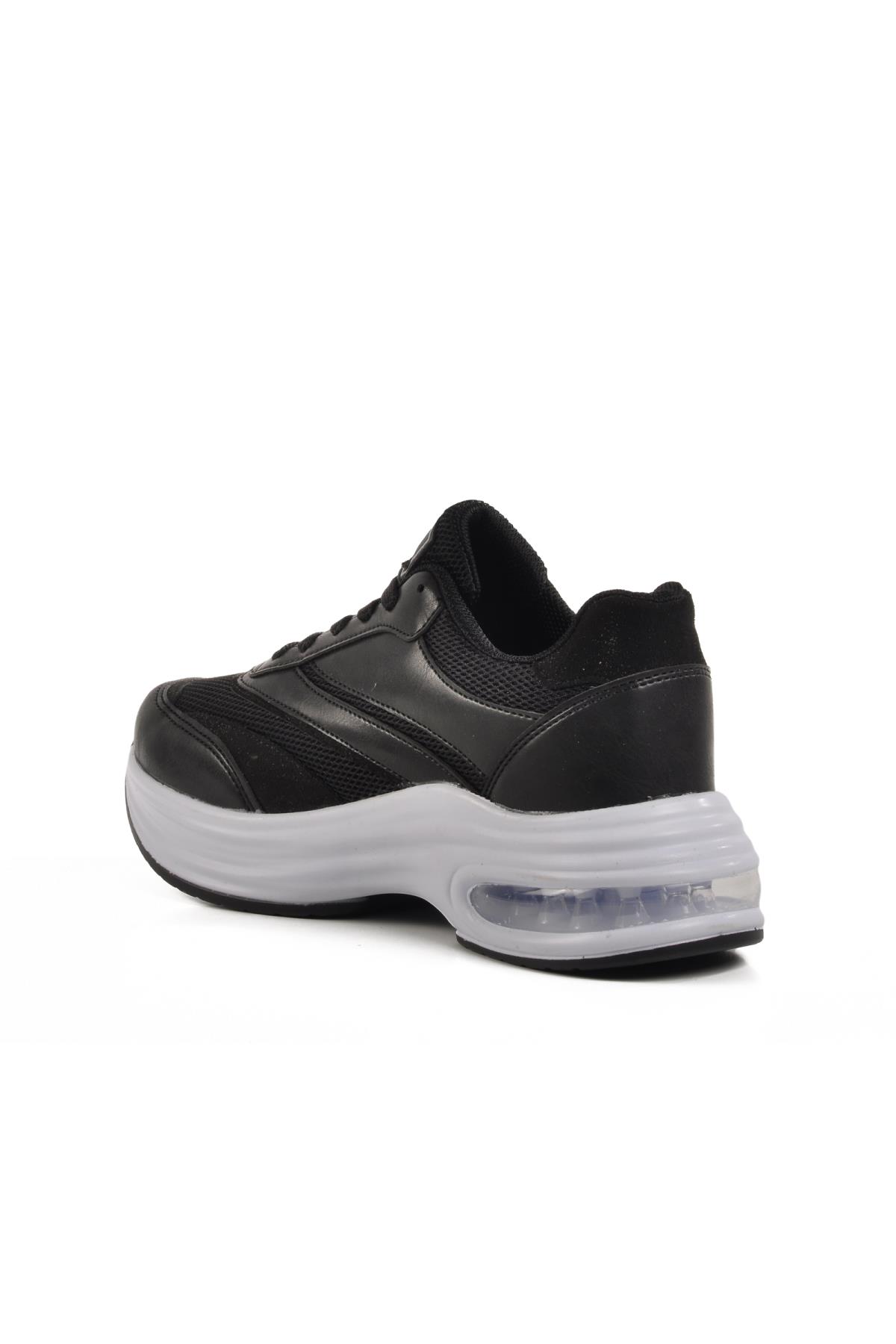 185 G Air Taban Siyah-Beyaz Kadın Spor Ayakkabı - Görsel 5