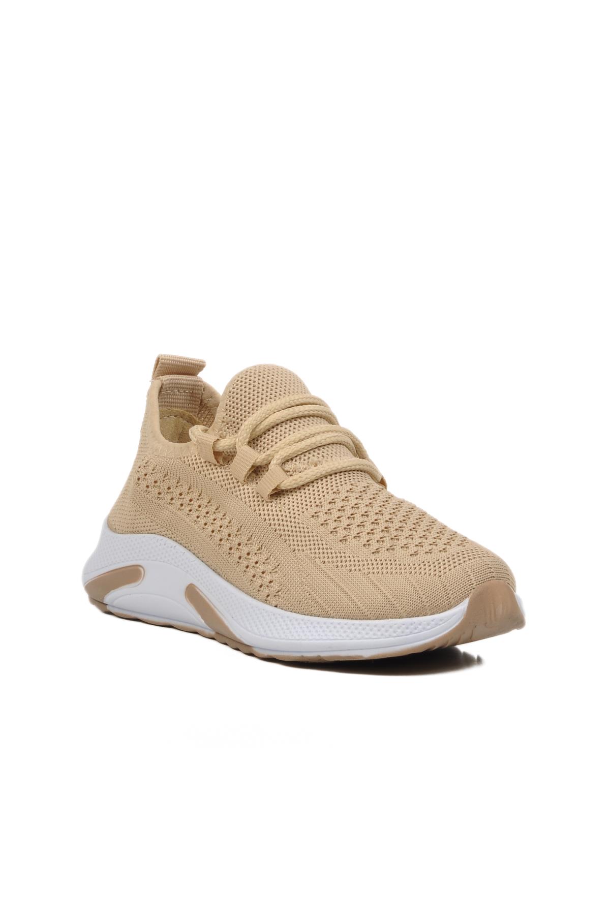 Pına 151 F Bej Hafif Esnek Çocuk Spor Ayakkabı - Görsel 2