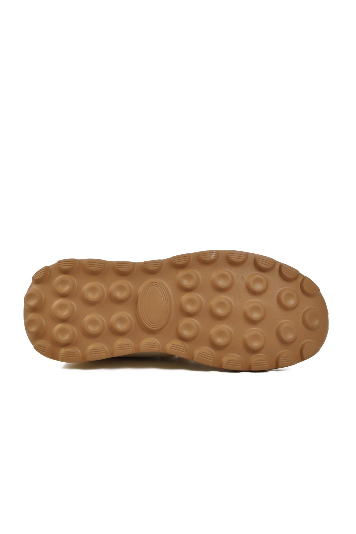 M Bej-Kahve Hafızalı Taban Erkek Spor Ayakkabı Meks - Görsel 6