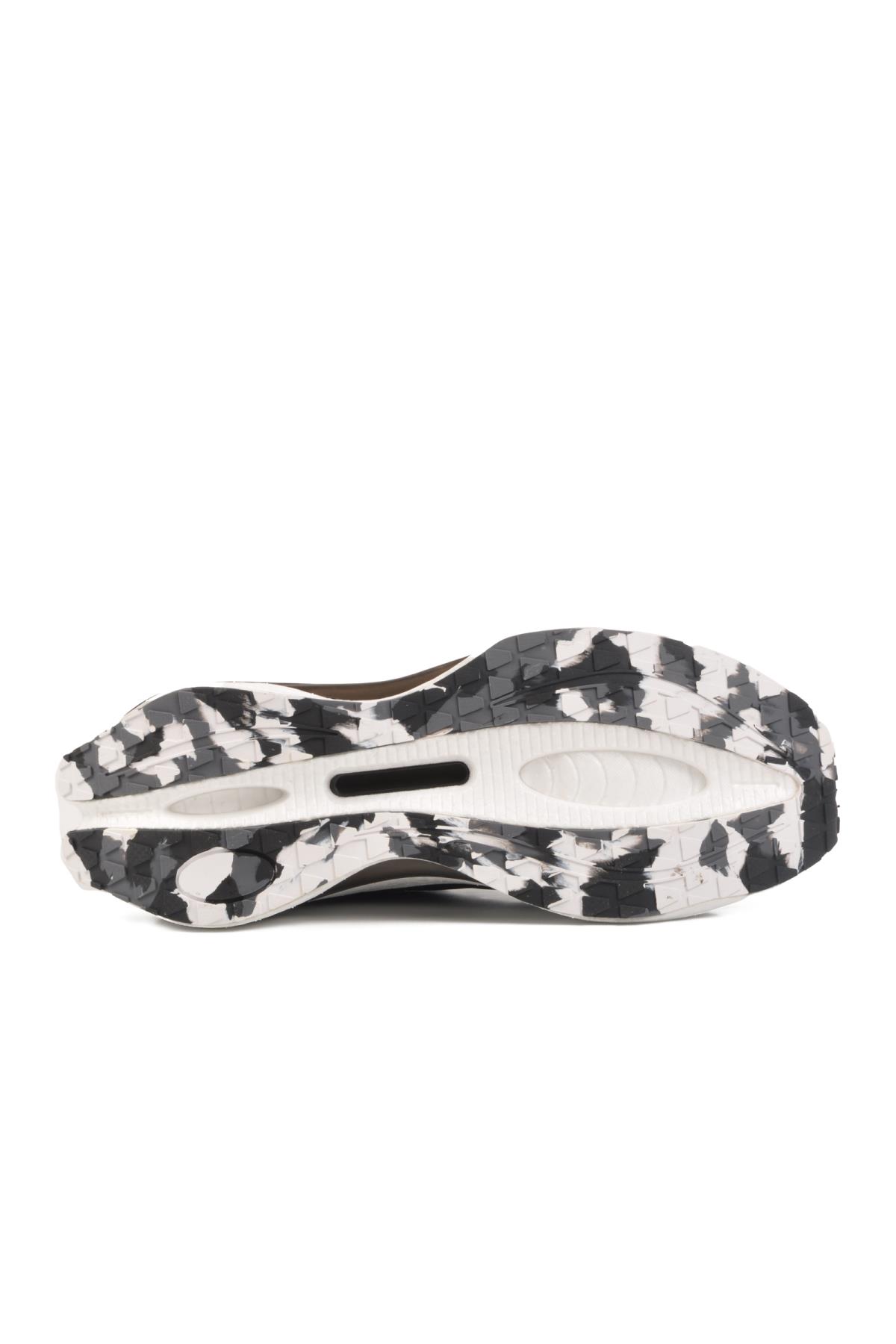 Siyah Fileli Hafif Esnek Memory Foam Erkek Spor Ayakkabı Tirispol M - Görsel 6